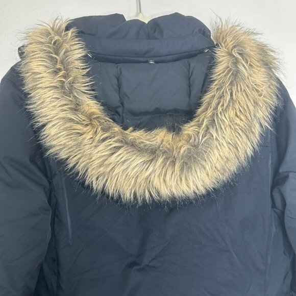 COLUMBIA Women's Black Puffer Down Jacket Detachable Faux-Fur Hood S - Picture 8 of 11